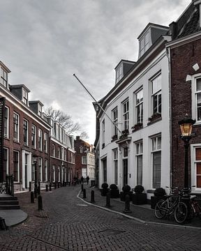 Straat in Utrecht van Kim de Been