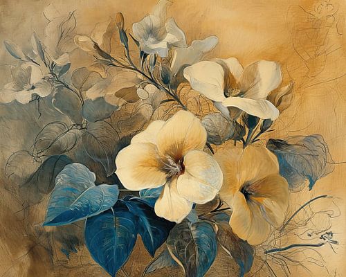 Goldener Hibiskus