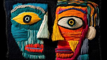 Picasso made of wool van Harry Hadders