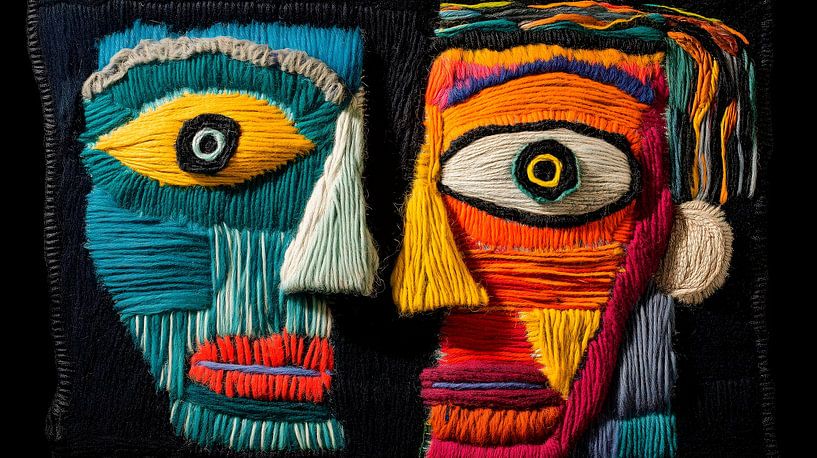 Picasso aus Wolle von Harry Hadders Design