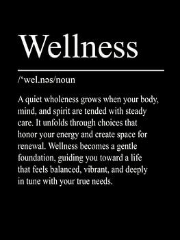 Wellness Definition - Black