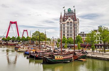 Der alte Hafen mit dem Weißen Haus in Rotterdam von MS Fotografie | Marc van der Stelt