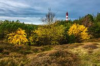 Leuchtturm in Wittdün auf der Insel Amrum van Rico Ködder thumbnail