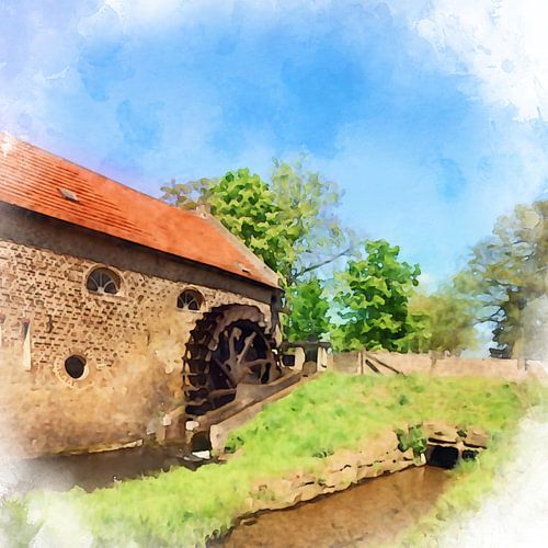 Gitstappermolen, Vlodrop, Limburg.