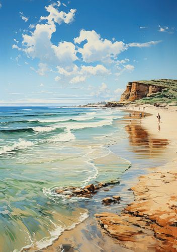 Strand Poster Zee Kunstprint Maritiem