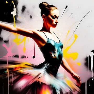 Kunst in beweging - Ballerina 1 van The Art Kroep