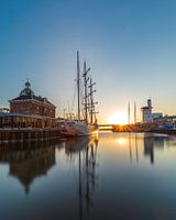 Becalmed! Harlingen, boats