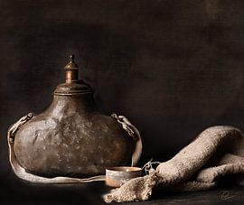 Antique copper flask India by Herbers Lifestyle Wall Decorations