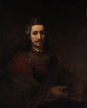 Man met een vergrootglas, Rembrandt
