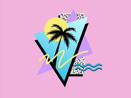 Memphis Muster 3 / 80er Jahre Retro / 90er Jahre Vintage von Studio Memphis Waves