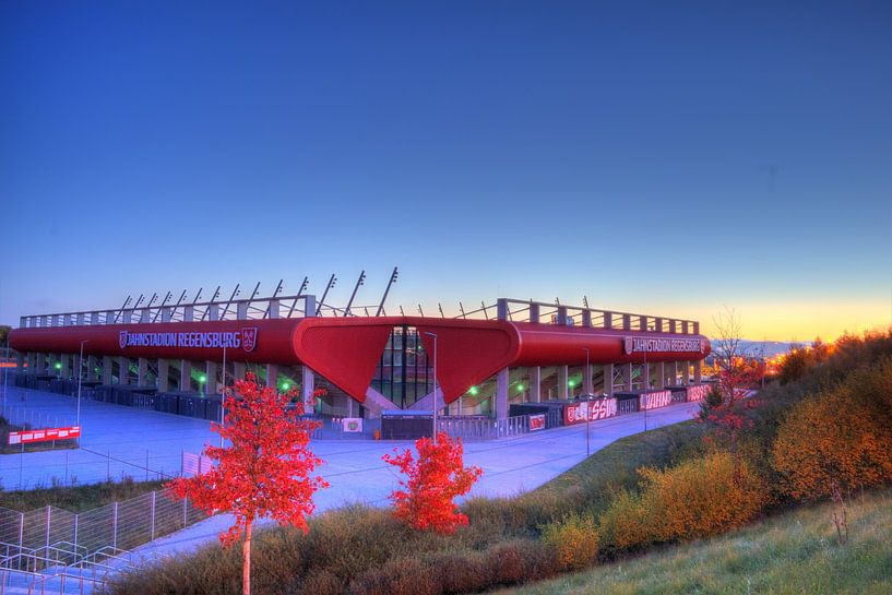Herbst am Jahnstadion Regensburg von Roith Fotografie