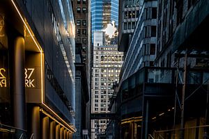 Blick auf die Straße von New York