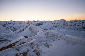Sonnenuntergang in den Radstädter Tauern