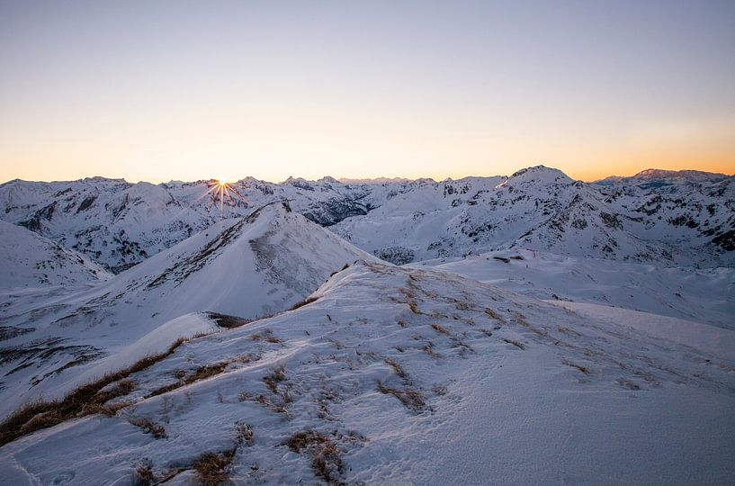 Sonnenuntergang in den Radstädter Tauern von Christa Kramer