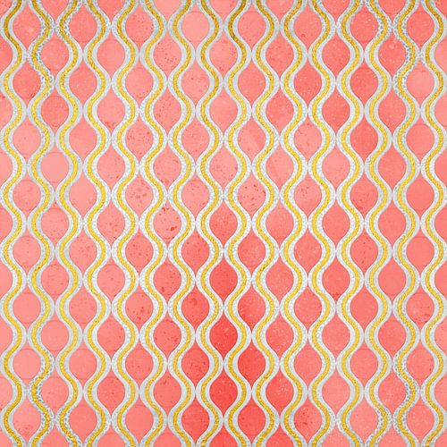 Or - Motif de corail vivant I