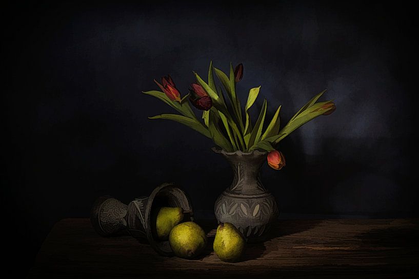 So Dutch . Still life with tulips. by Saskia Dingemans Awarded Photographer