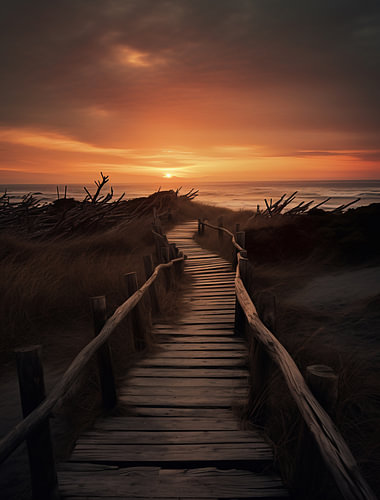 Sur la plage