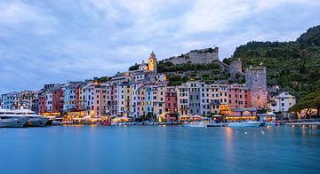 Portovenere in der Abenddämmerung, Italien von Adelheid Smitt