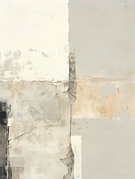 Abstraktes Beige | Abstraktes Beige von Kunst Laune