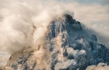 Mount Langkofel (Sassolungo) van Sidney van den Boogaard