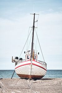Un bateau de pêche au sec sur Florian Kunde