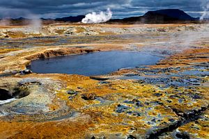 Sources d'eau chaude en Islande sur Anton de Zeeuw