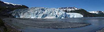 Panorama gletsjer Aialik Bay Alaska van Marcel Hiehle