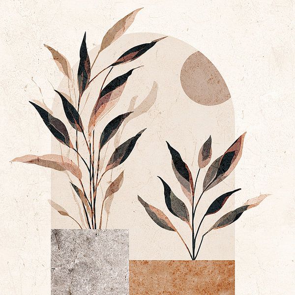 Sérénité feuillue dans le minimalisme par La collection ARTEO