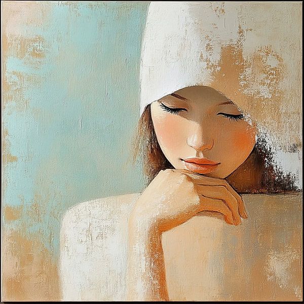 Serene Woman | Touch of Serenity Canvas by Zen and More
