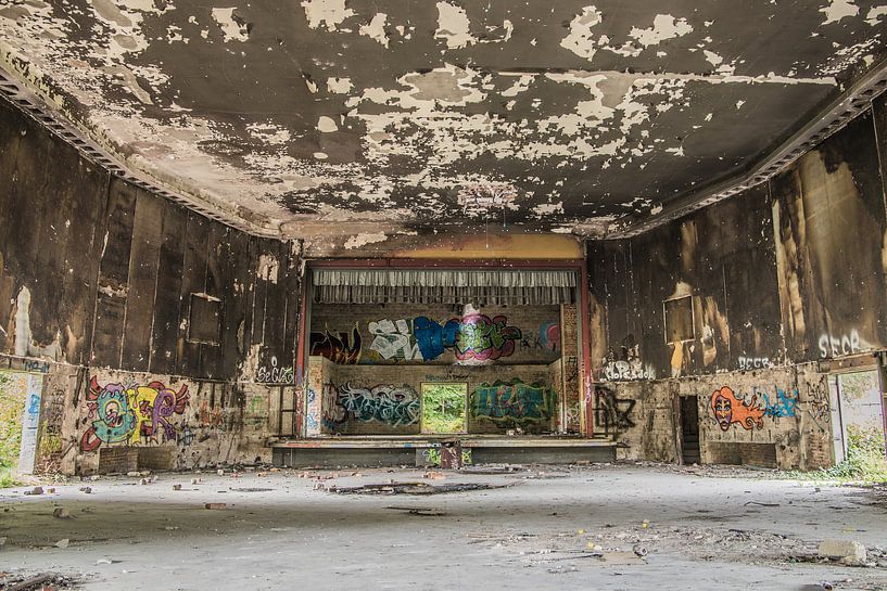 Le théâtre Urbex sur une base militaire par Sasja van der Grinten