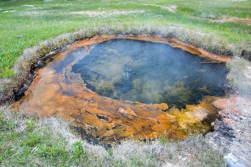 Zwavelbron in Yellowstone von De wereld door de ogen van Hictures
