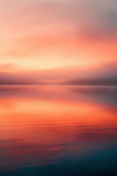 Licht reflektiert im Meer von fernlichtsicht