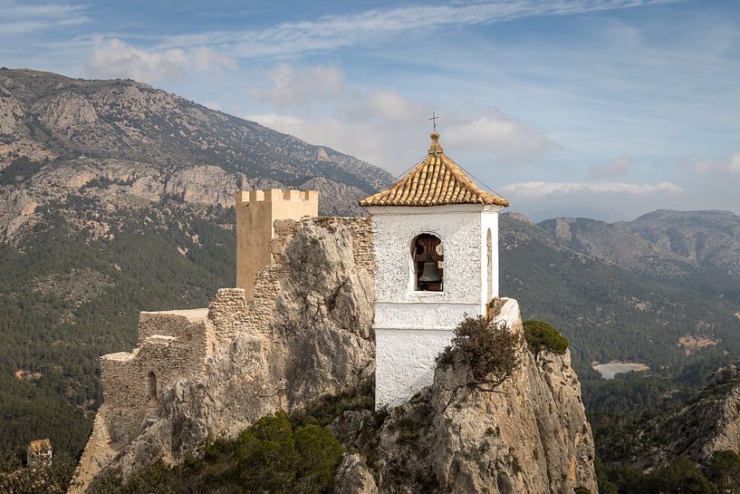 Bell tower of Guadalest by Captured Created by Cathleen