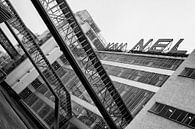 Photo en noir et blanc de l'usine Van Nelle à Rotterdam par Mark De Rooij Aperçu
