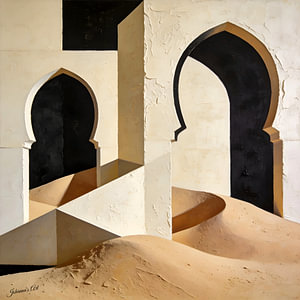 Arabische Bögen in der Wüste 2