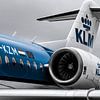 KLM Fokker 70 PH-KZM op Schiphol van Dirk Jan Kralt