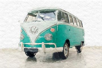1965 Volkswagen Type 2 van Fotostudio Elise