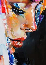 Porträt einer Frau von Wunderbare Kunst