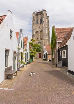 View of the Goedereede Tower sur Charlene van Koesveld