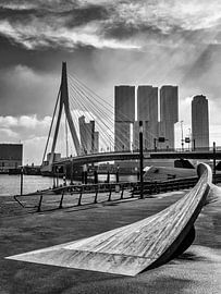 Erasmus brug Rotterdam van Rob Boon