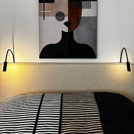 Customer photo: Abstract porrtet by Mirjam Duizendstra, on ArtFrame