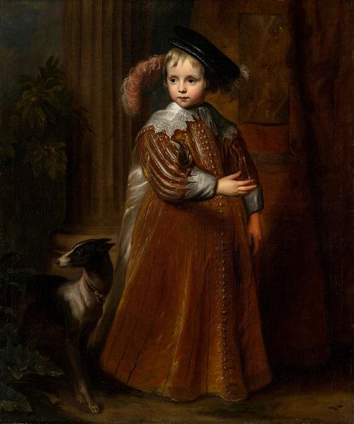 Portrait de Guillaume II, Prince d'Orange-Nassau, Antoon van Dyck par Des maîtres magistraux