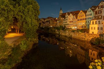 Een zomeravond in Tübingen van Manuuu