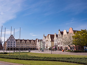 Altstadt von Rostock in Mecklenburg-Vorpommern
