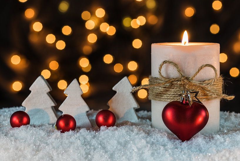 Advent en Kersttijd met kaarsvlam van Alex Winter