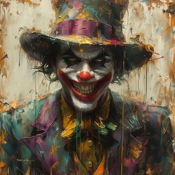 Haunting Smile Canvas by Art Whims