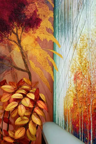 herfst kleur collage