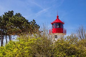 Le phare de Gellen sur l'île de Hiddensee sur Rico Ködder