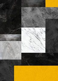 Modern Abstract Organic Geometric Colour Art by Online Arts