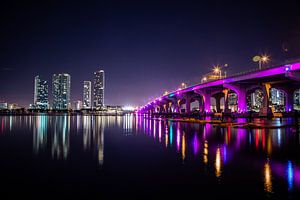 MacArthur Causeway Brücke Miami von Charles Poorter